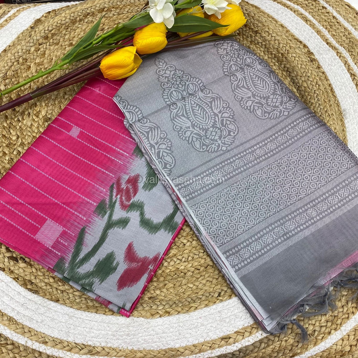 Bhagalpuri Silk / Semi Chappa Silk Sarees