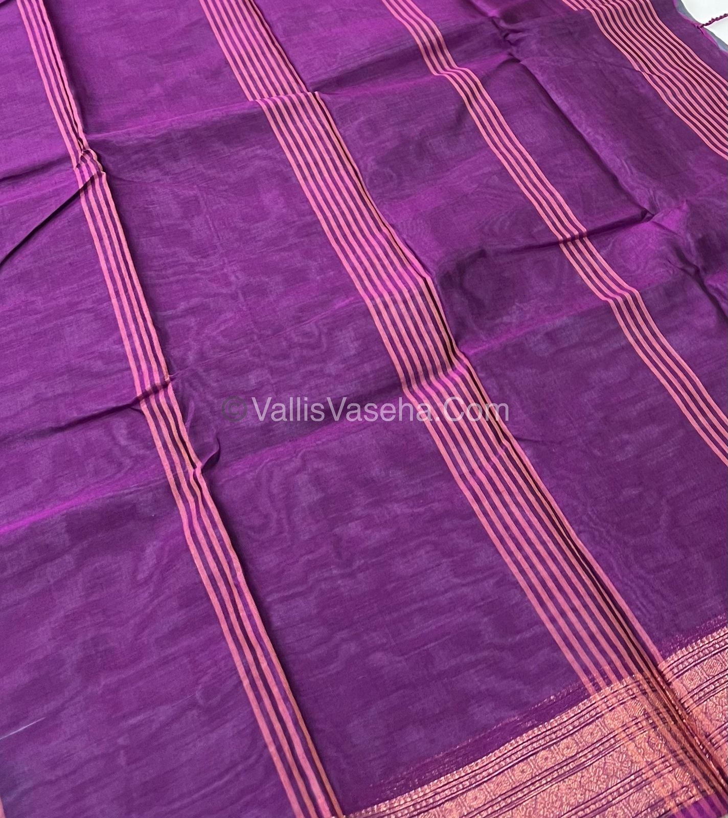 Dhaka Cotton Saree - VVDCS001