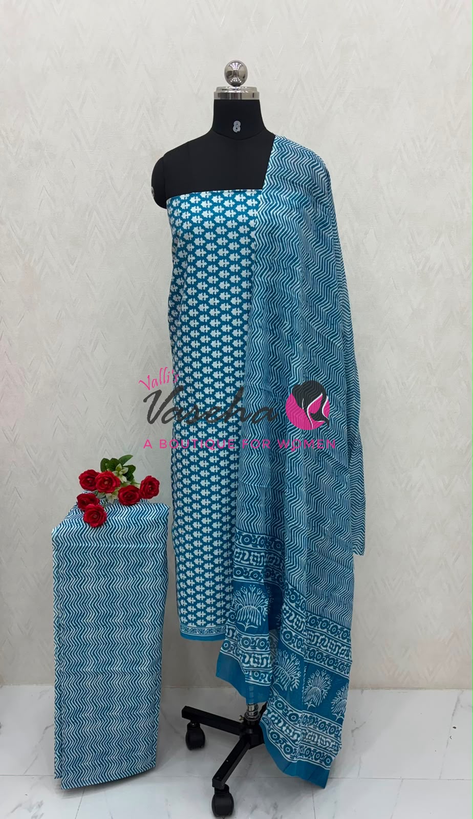 Pure Mul Mul Cotton | Unstitched Material | VVUSM065