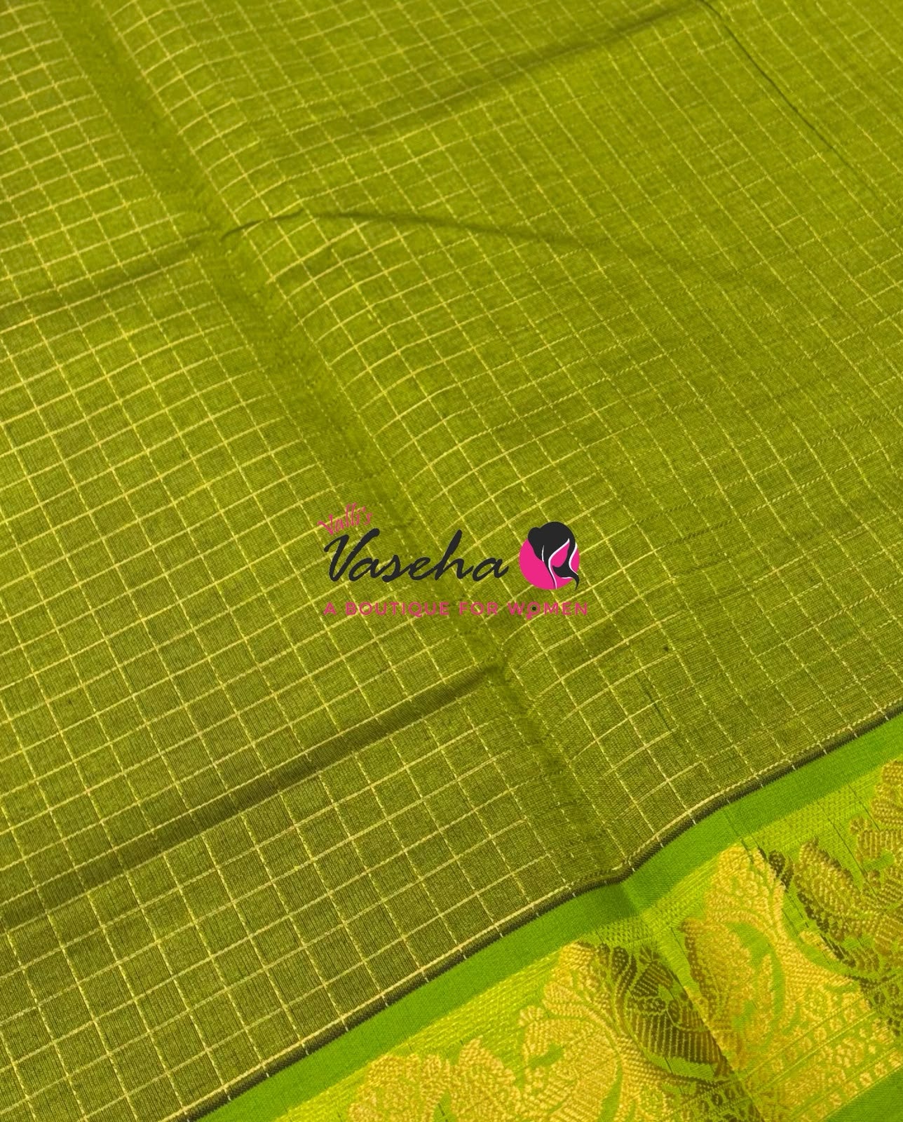 Semi Silk Cotton Saree | Lakshadeepam |VVSSC009