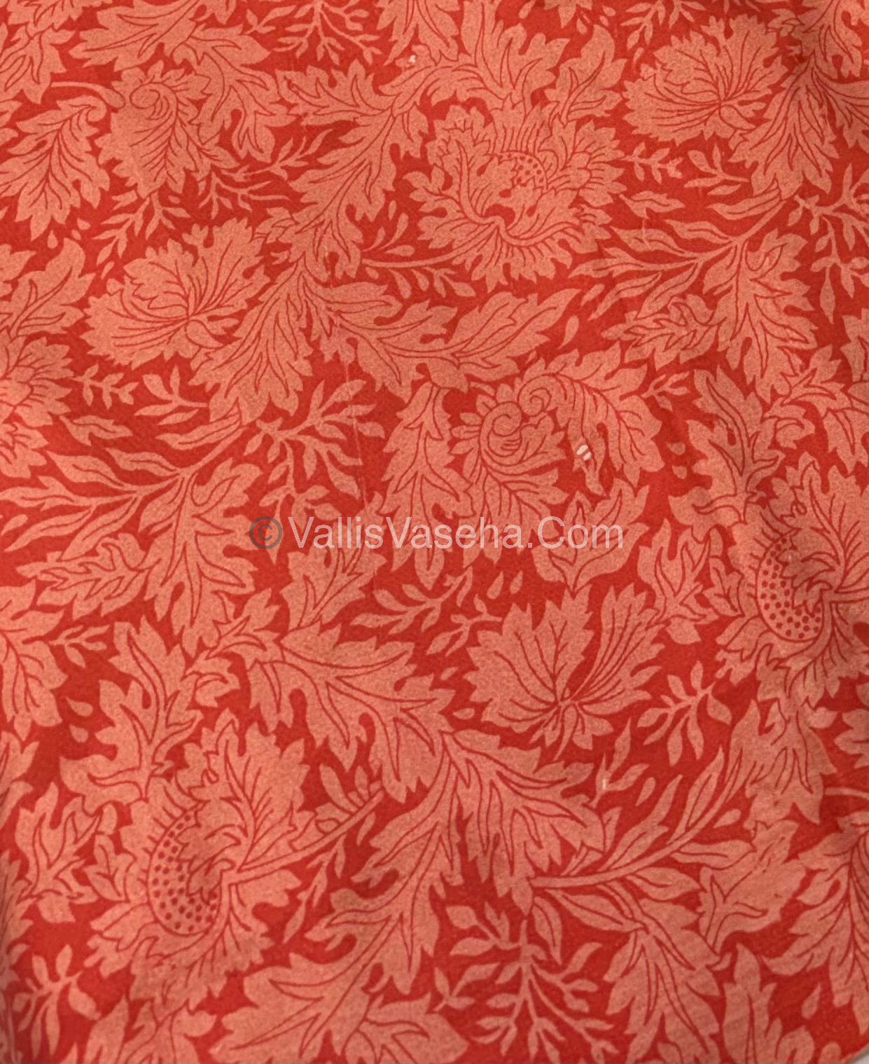 40% less - Offer Saree - Printed Silk Saree - VVDS002