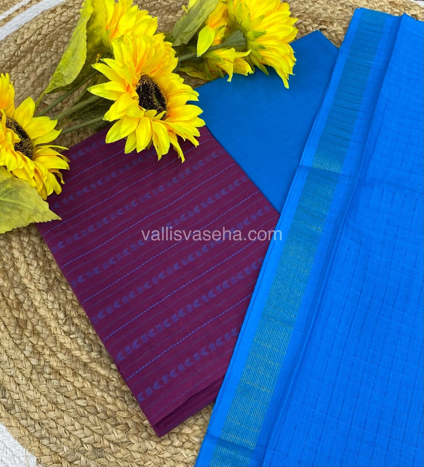 Salwar Material - Pure Cotton - Jacquard Design Set - VVJSM001 - 108275