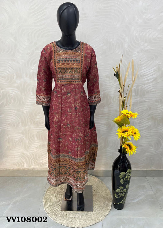 Ready Made - Shimmer Semi Anarkali - Happy Sale - 30% less - VVHS009