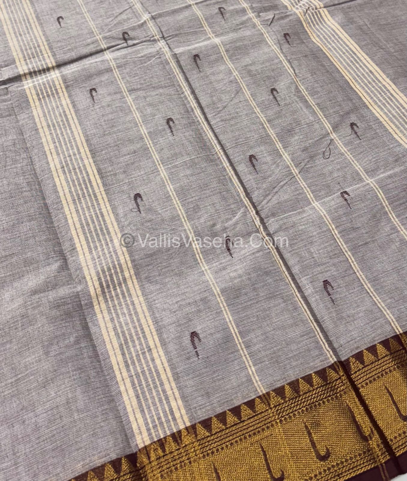 Kanchi Cotton Saree - VVKCS017