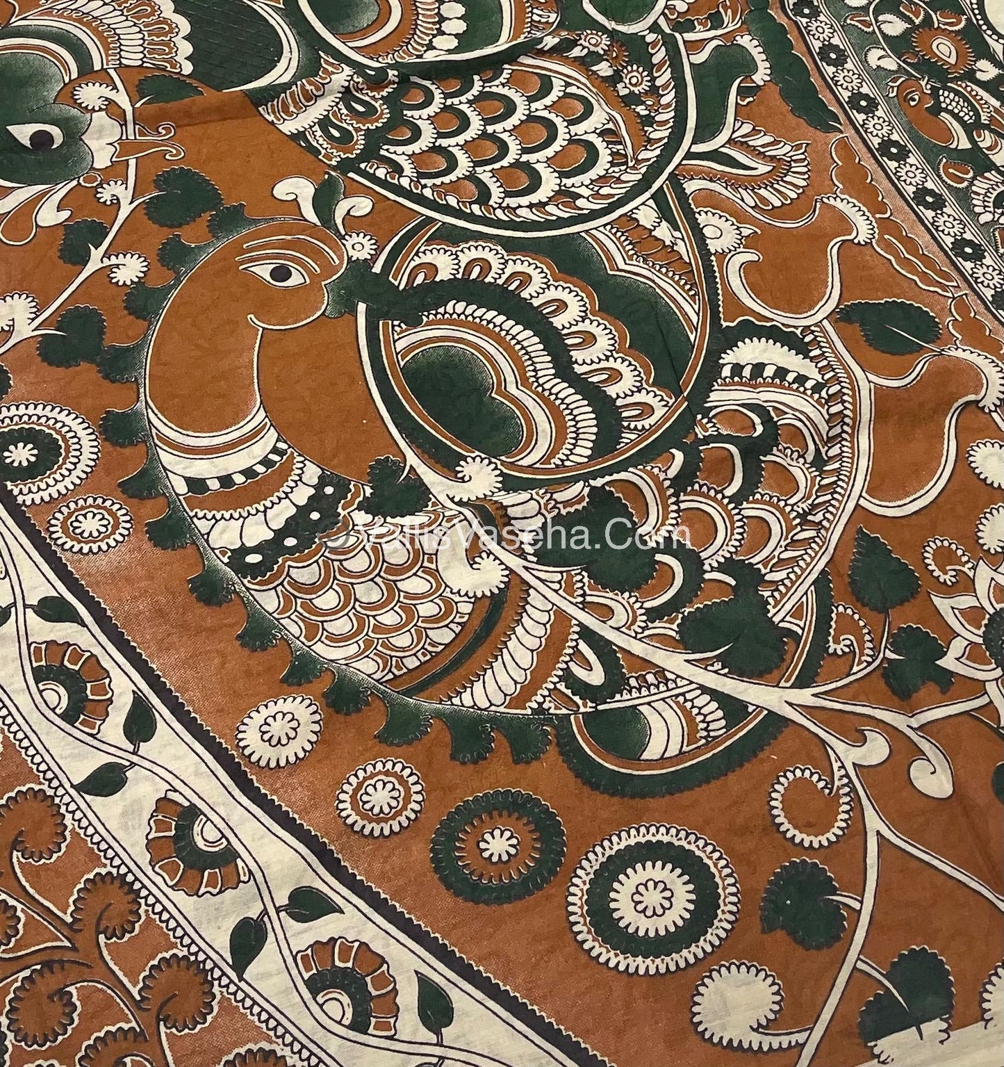 Pure Kalamkari Cotton Saree - VVPKC001