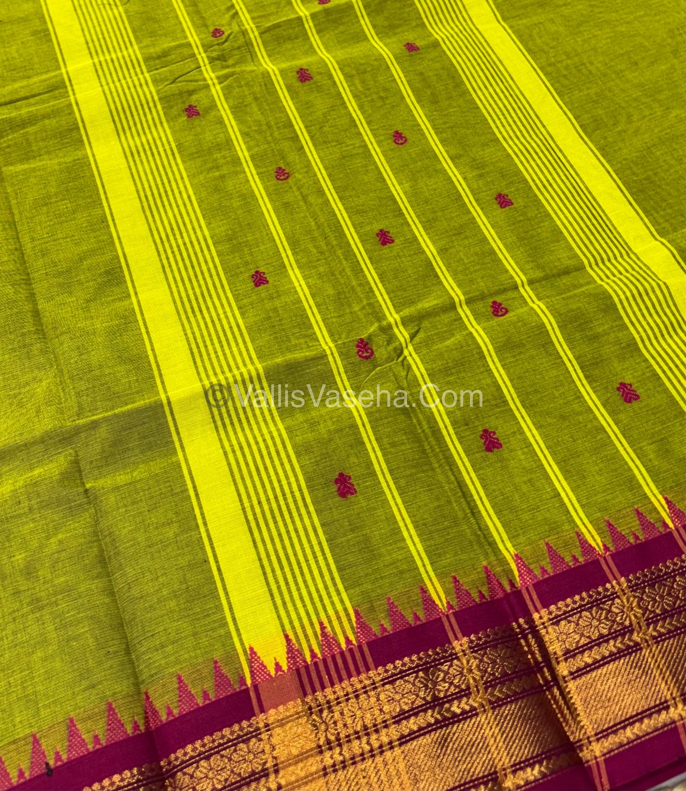 Kanchi Cotton Saree - VVKCS017