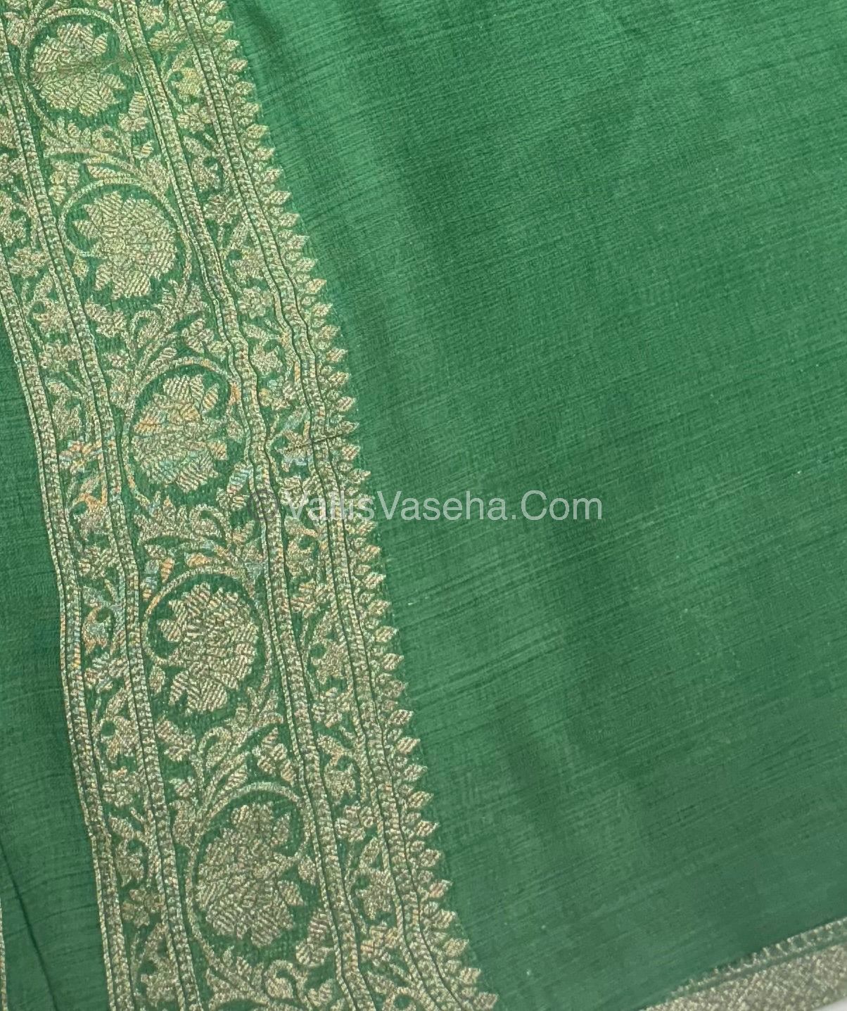 Banarasi - Heritage Silk - Semi Kathan Silk - Pista Green Shade- VVBHS001