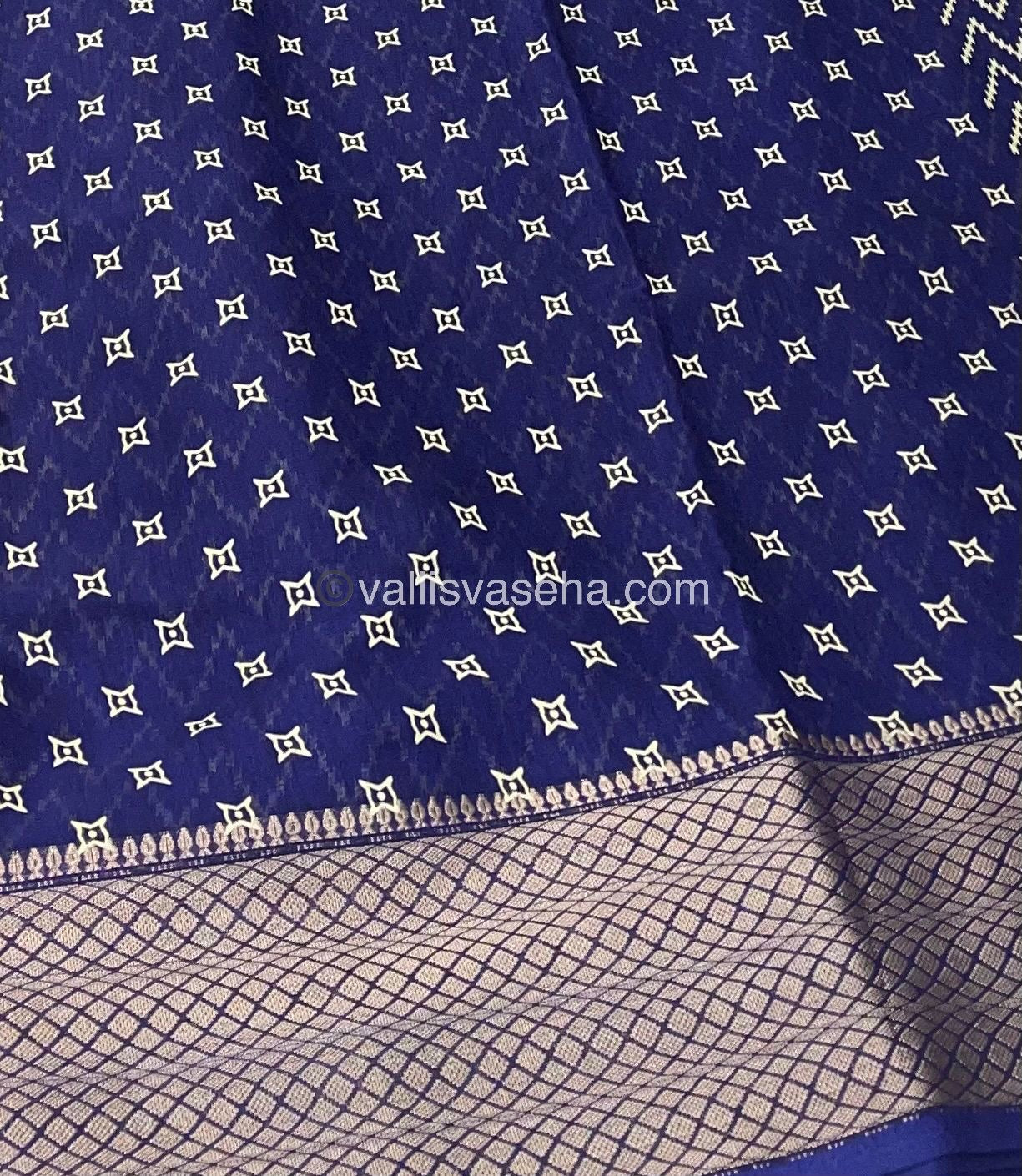 Semi Binny Silk - Blue Shade - VVSBS002