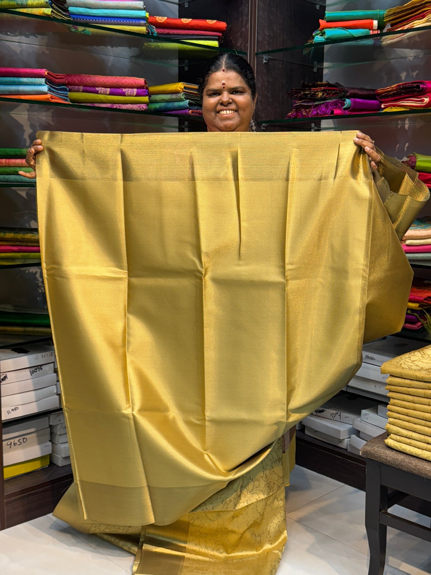 Semi Bridal Tissue Sarees |Celebrity Hit Design | VVCTS001
