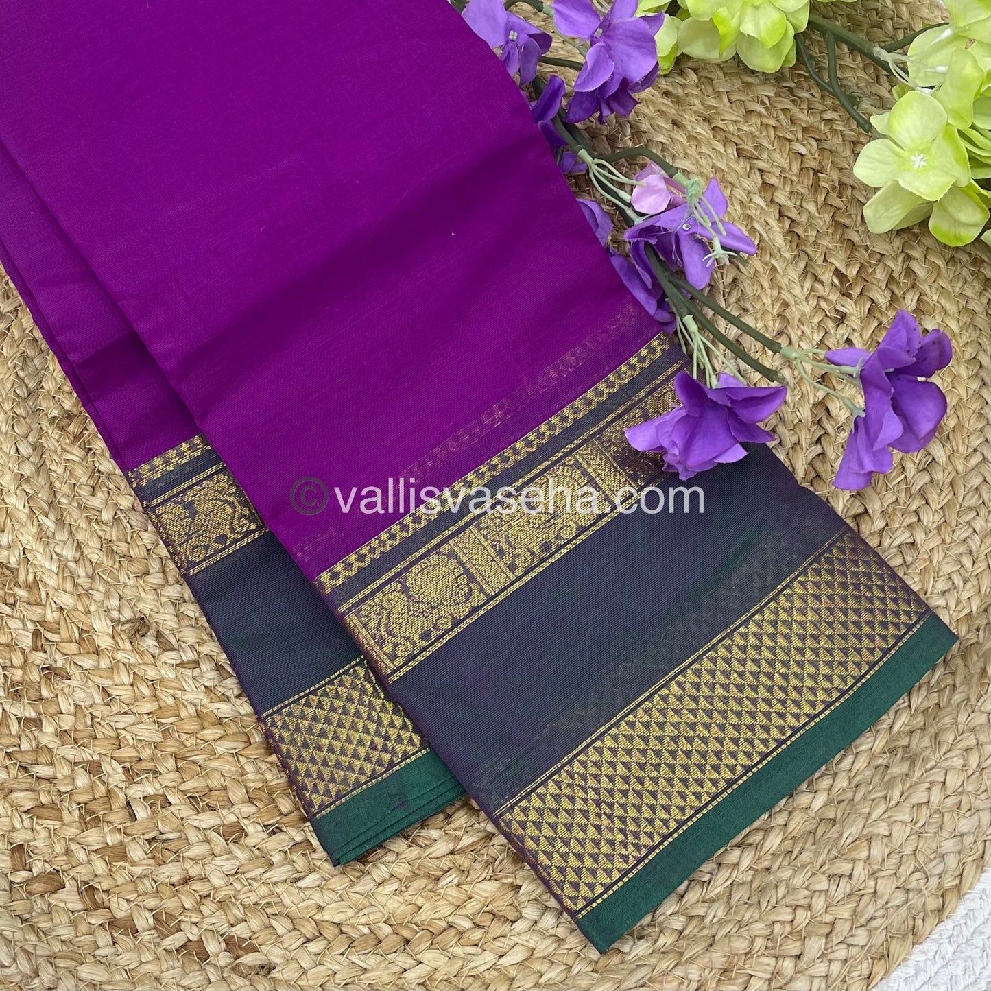 Kanchi Cotton Saree - VVKCS007