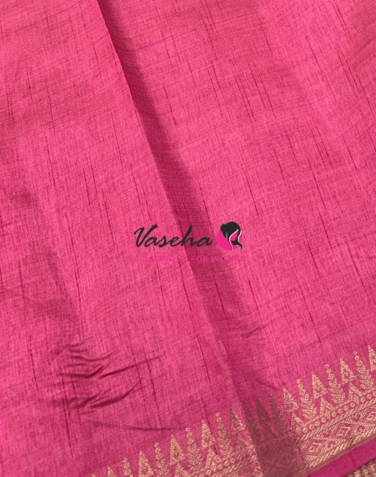 Semi Tussar Silk Saree | Peach Shade |VVSTS072