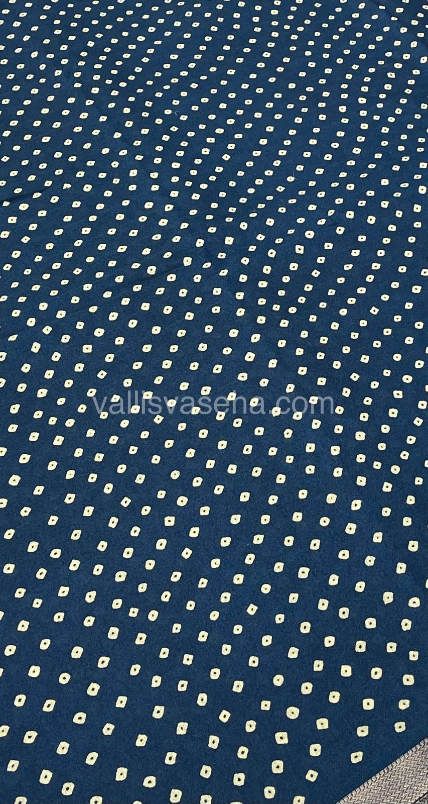 Premium Viscose Georgette Saree - Bandhini Design - Dark Ramar Bluish Green Shade - VVPVG001