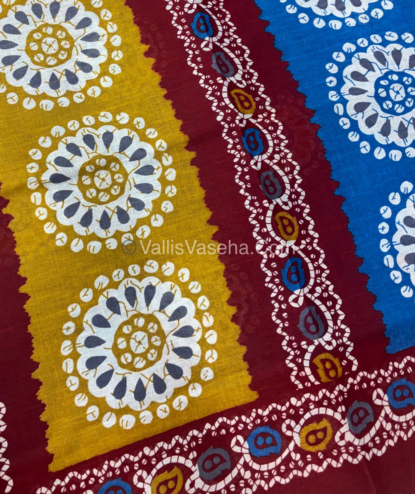 Pure Cotton Voile Saree | VVPVC005