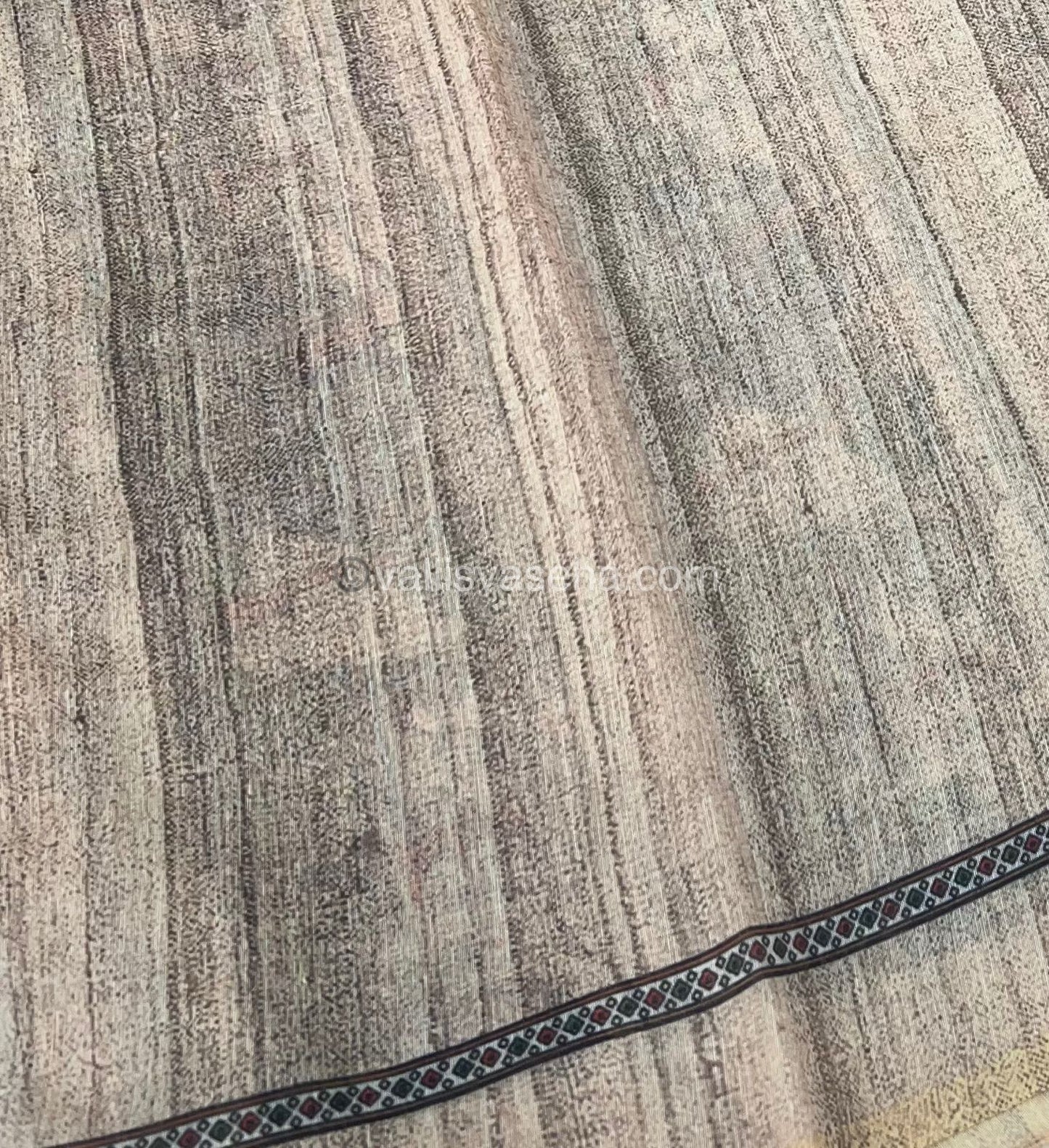Semi Chanderi Saree - Digital Printed - VVSCD001