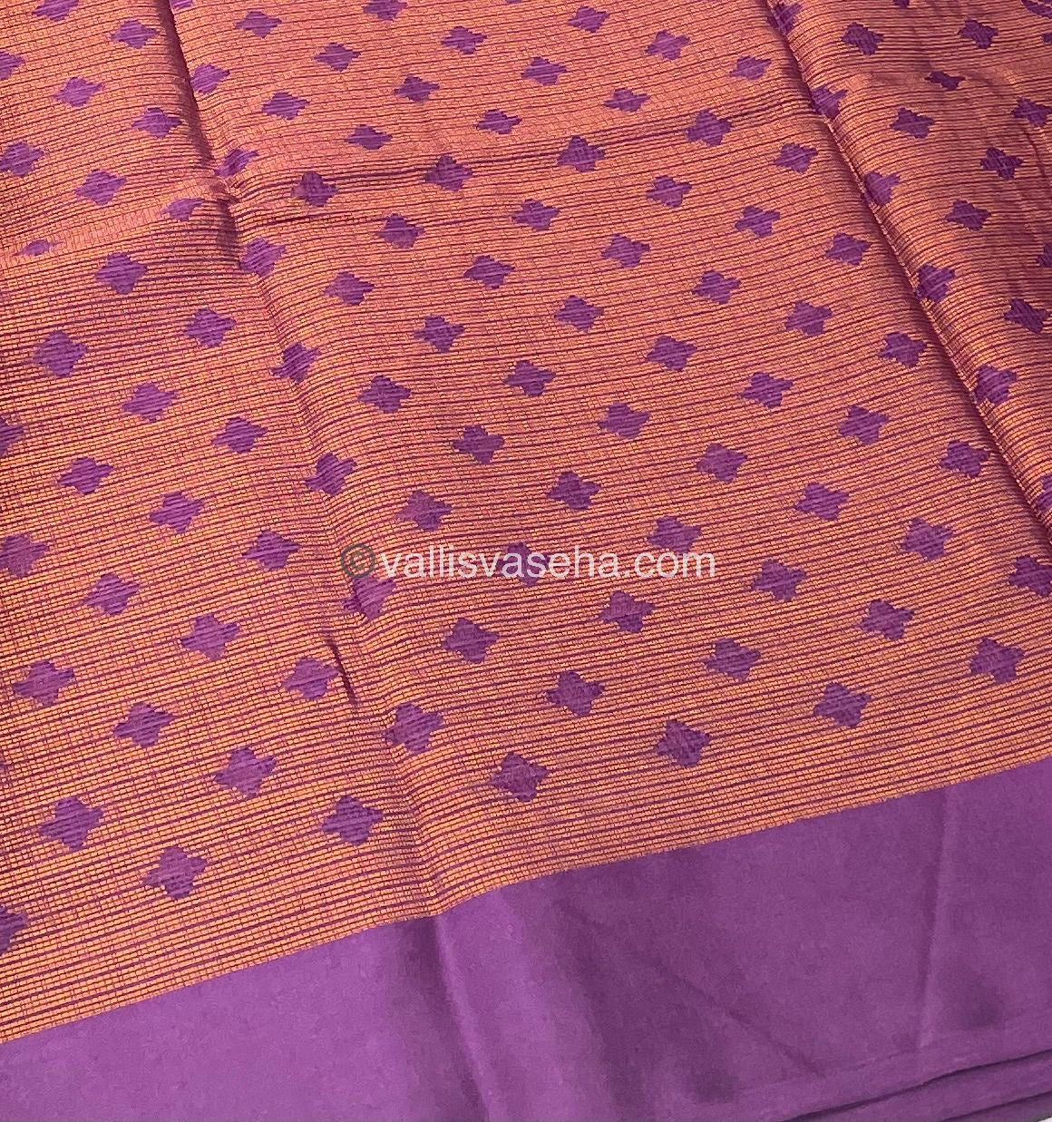 Mixed Cotton Brasso Saree - VVBS001