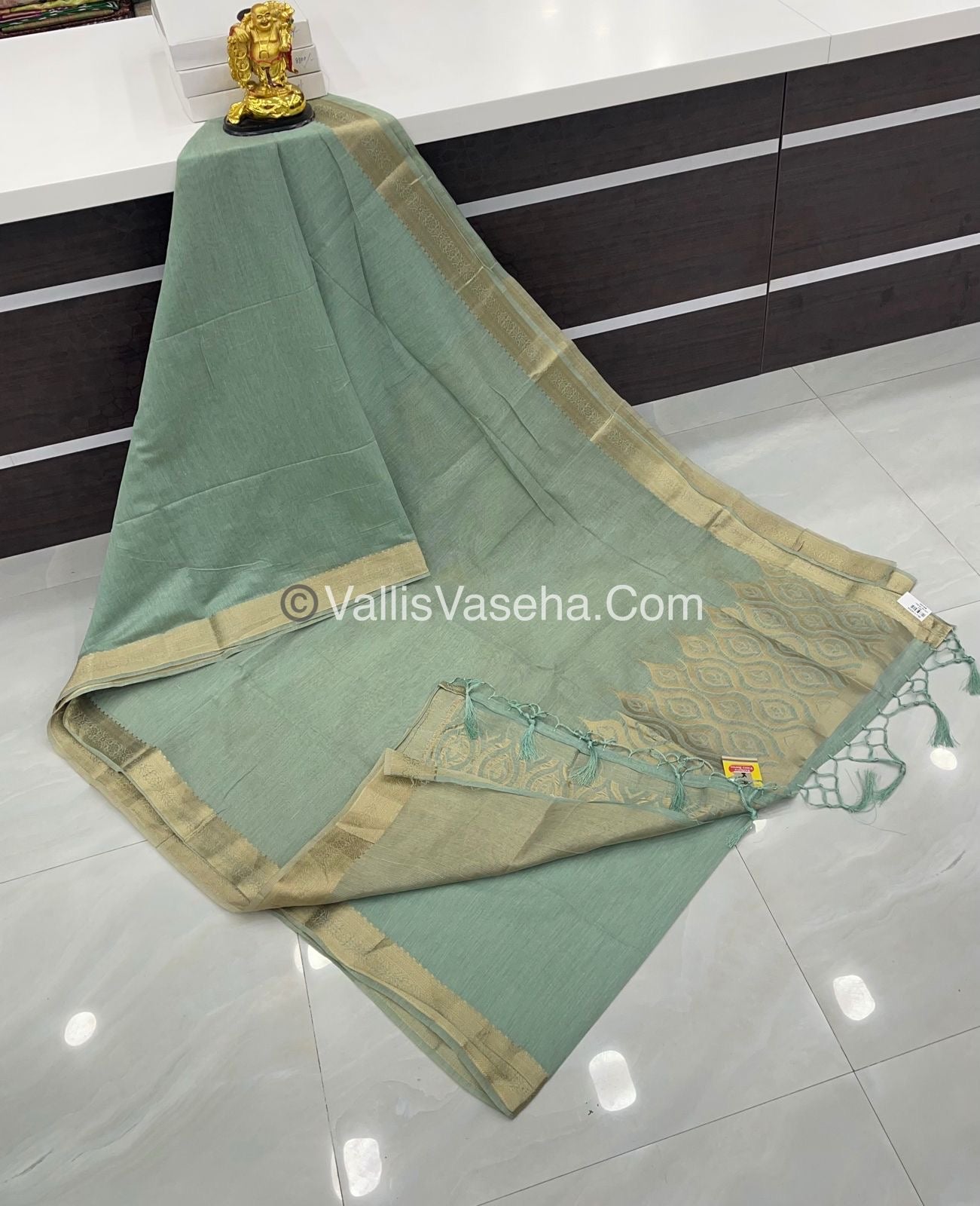 Chanderi Mixed Cotton Saree - VVCMC001