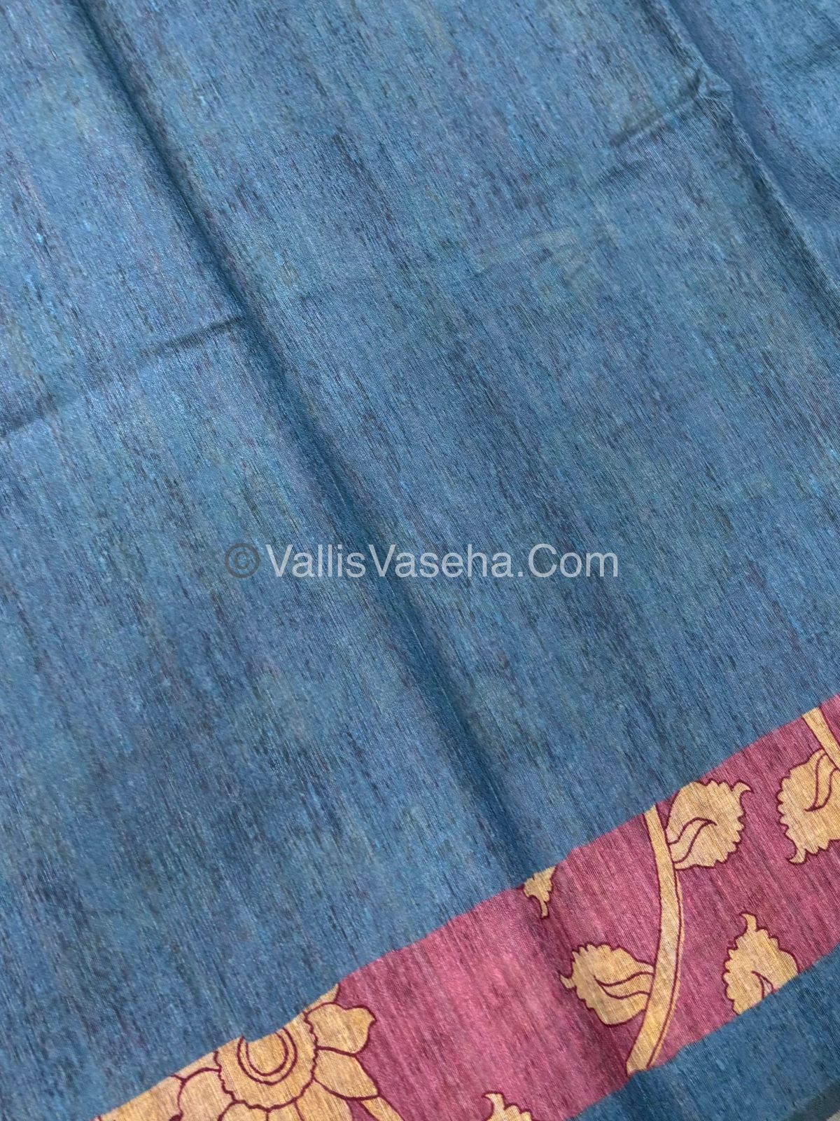 Semi Tussar Silk Saree |VVSTS048