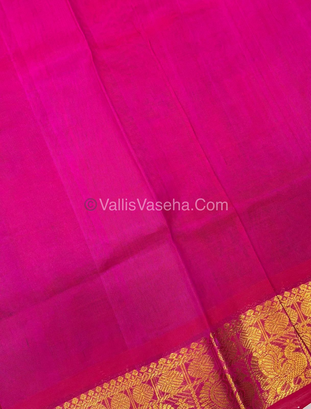 Pure Silk Cotton Saree - Pazhum Pazhamum Checks Design - VVPPSC02