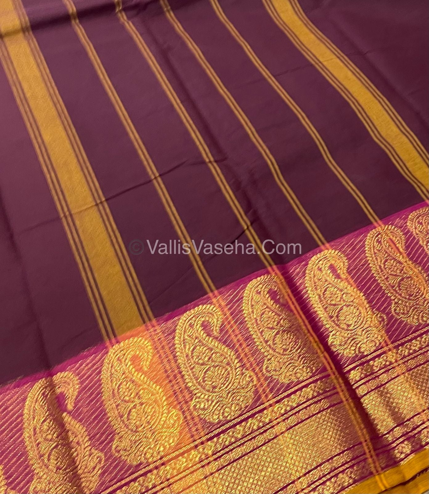 Kanchi Cotton Saree - VVKCS010