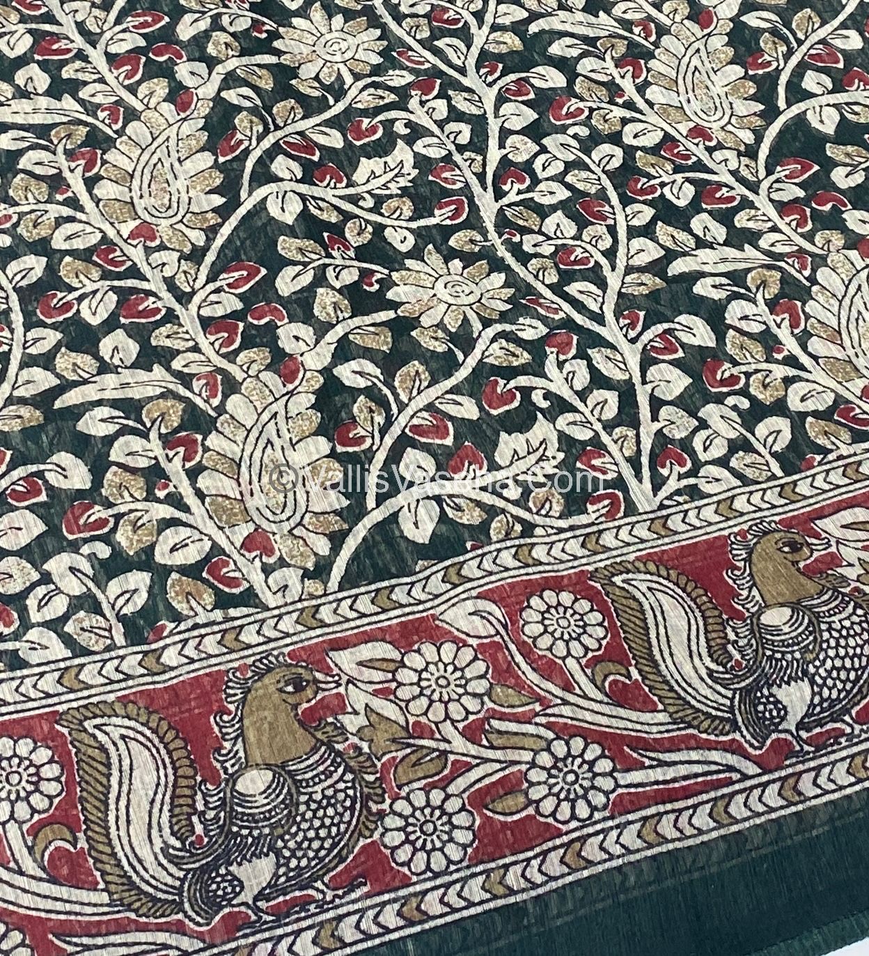 Jute Mixed Cotton Saree | VVJCS001