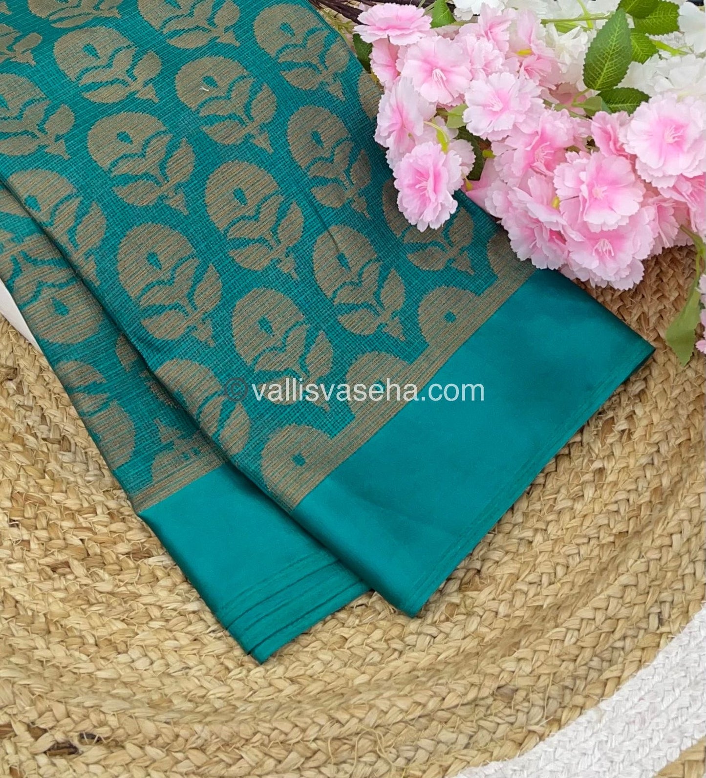Mixed Cotton Brasso Saree - VVBS001