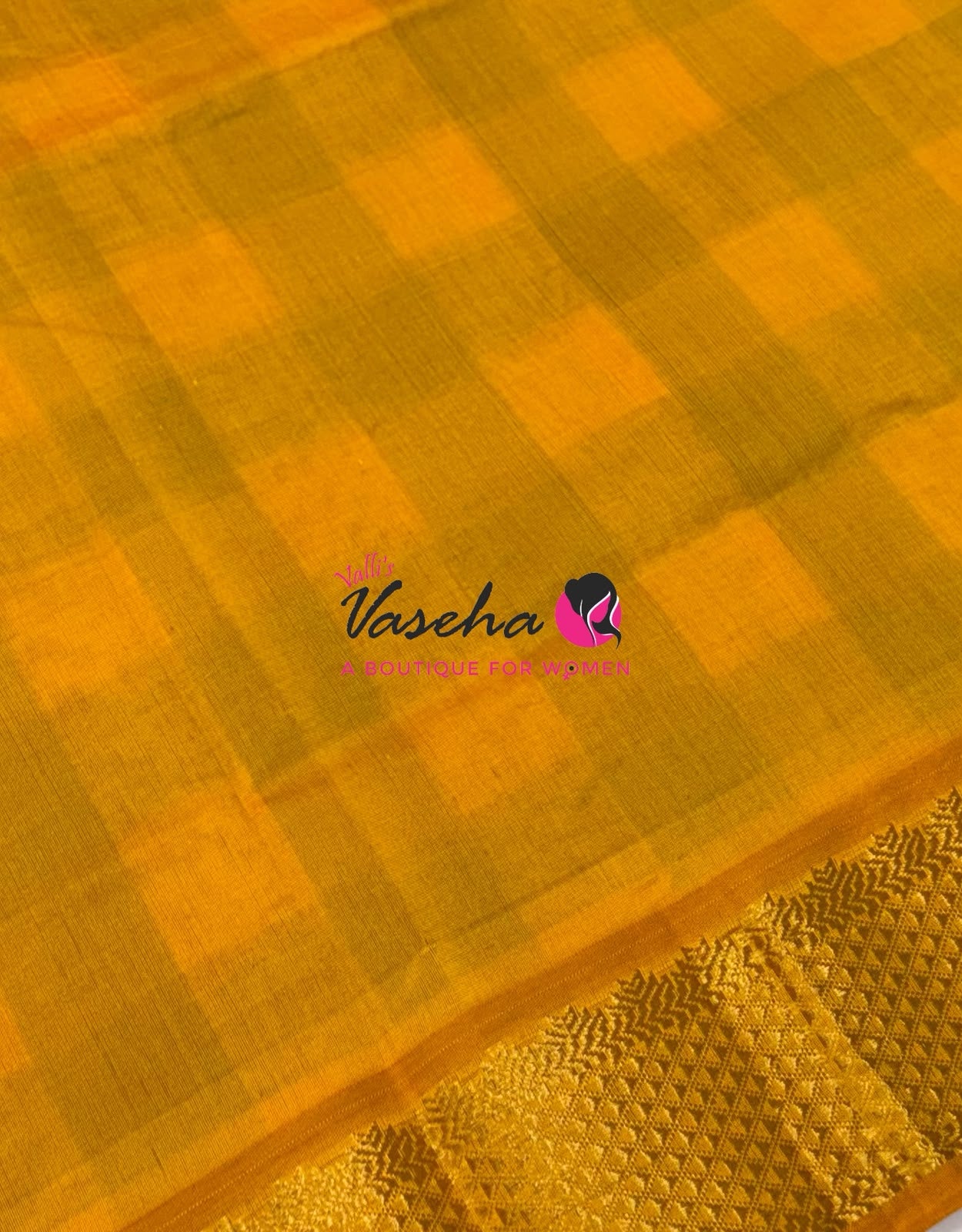Semi Silk Cotton Saree | Pazhum Pazhamum Checks Design |VVSSC011