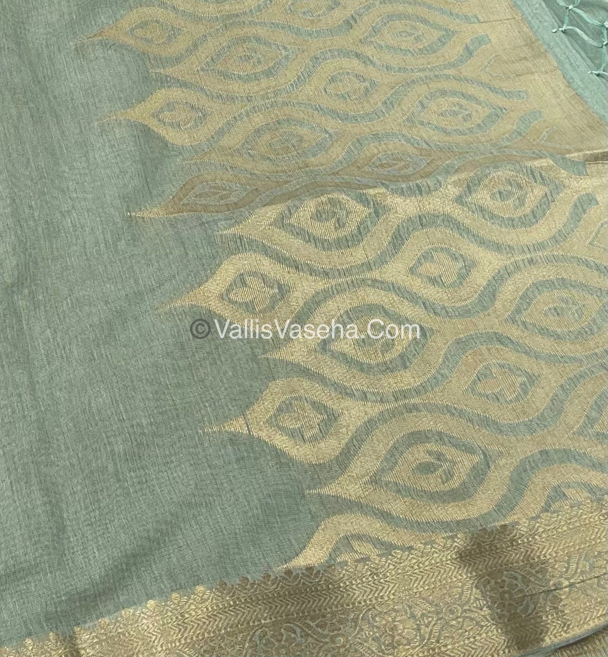 Chanderi Mixed Cotton Saree - VVCMC001