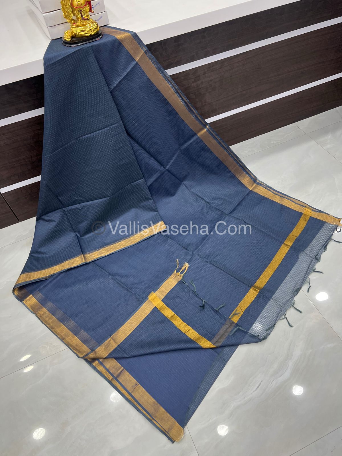 Light Weight Kota Saree - Grey Shade - VVKS001