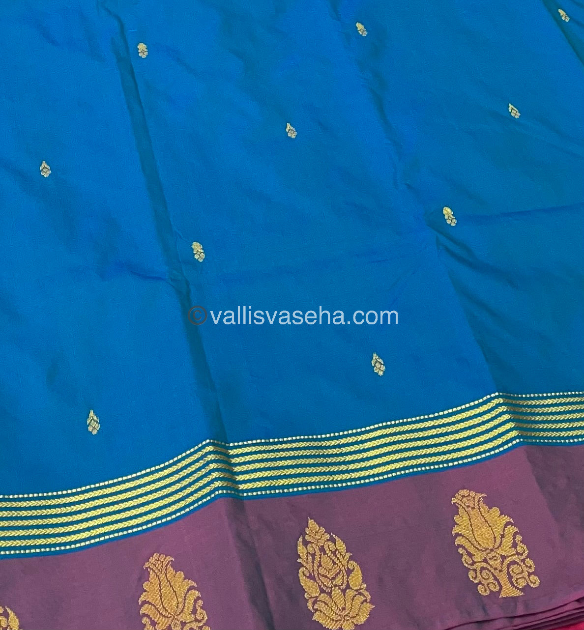 Semi Silk Saree - Kanchi Pattu Style - VVSSS004