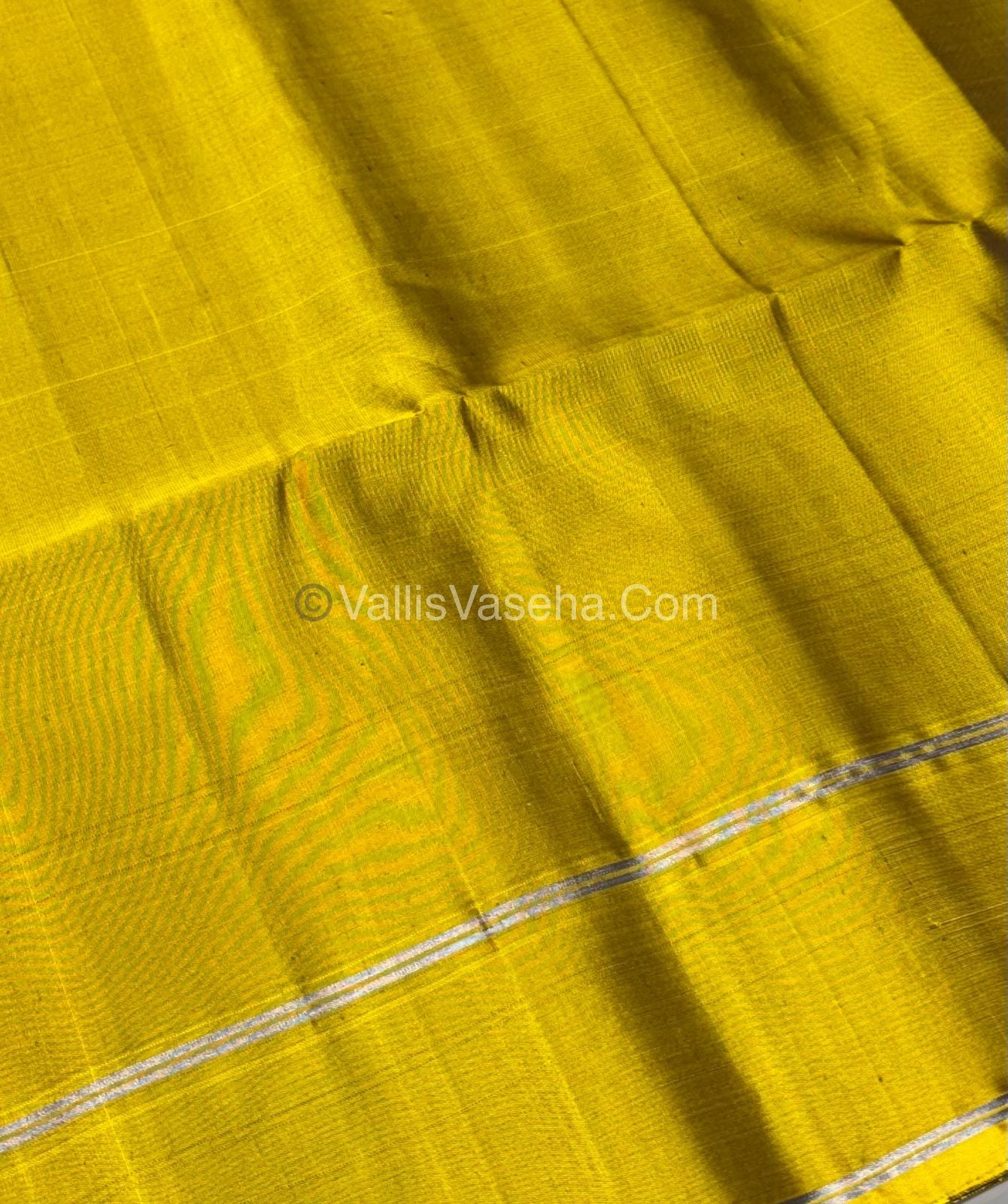 Pure Soft Silk Saree - Maroon & Yellow Combo - VVPSS055