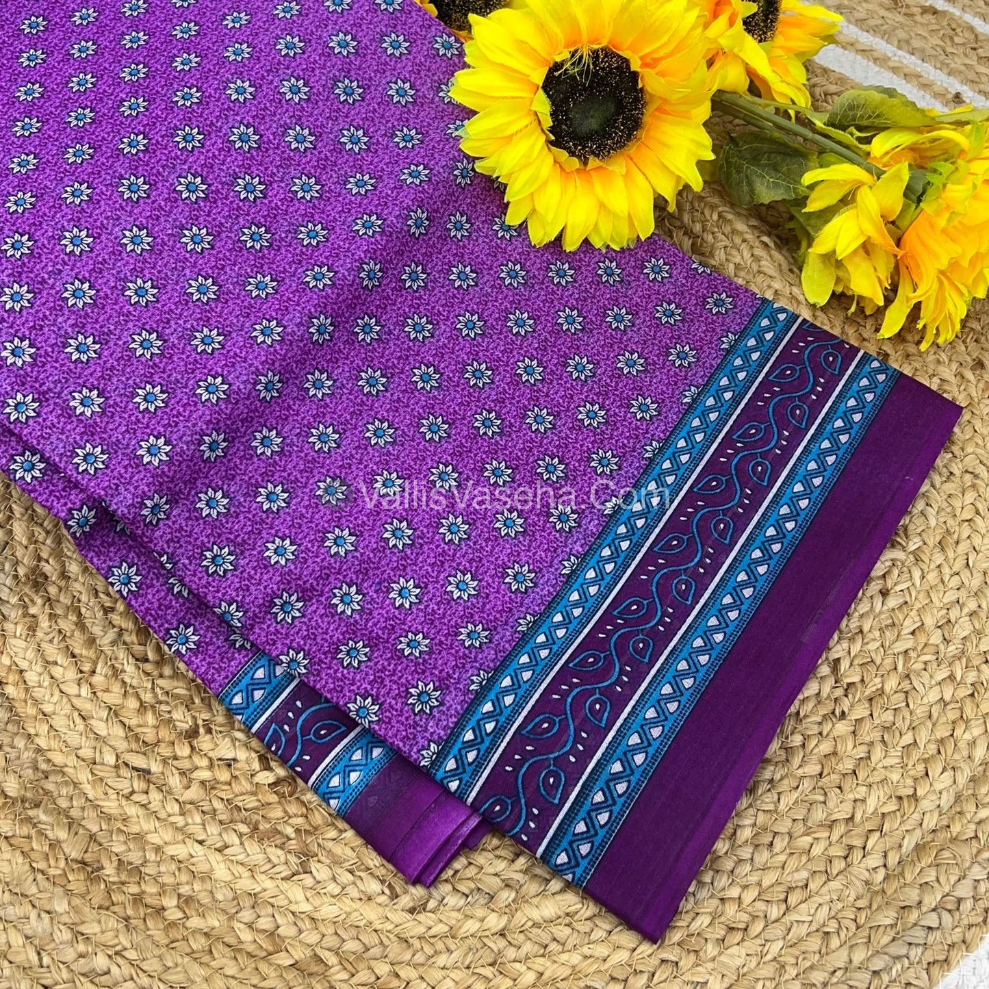Pure Cotton Voile Saree | VVPVS001
