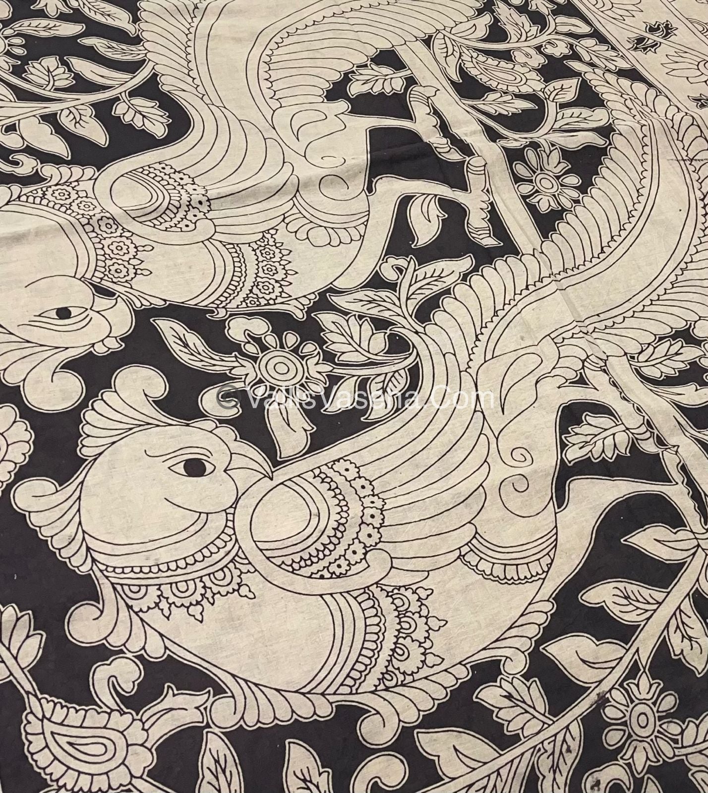 Pure Kalamkari Cotton Saree - VVPKC001