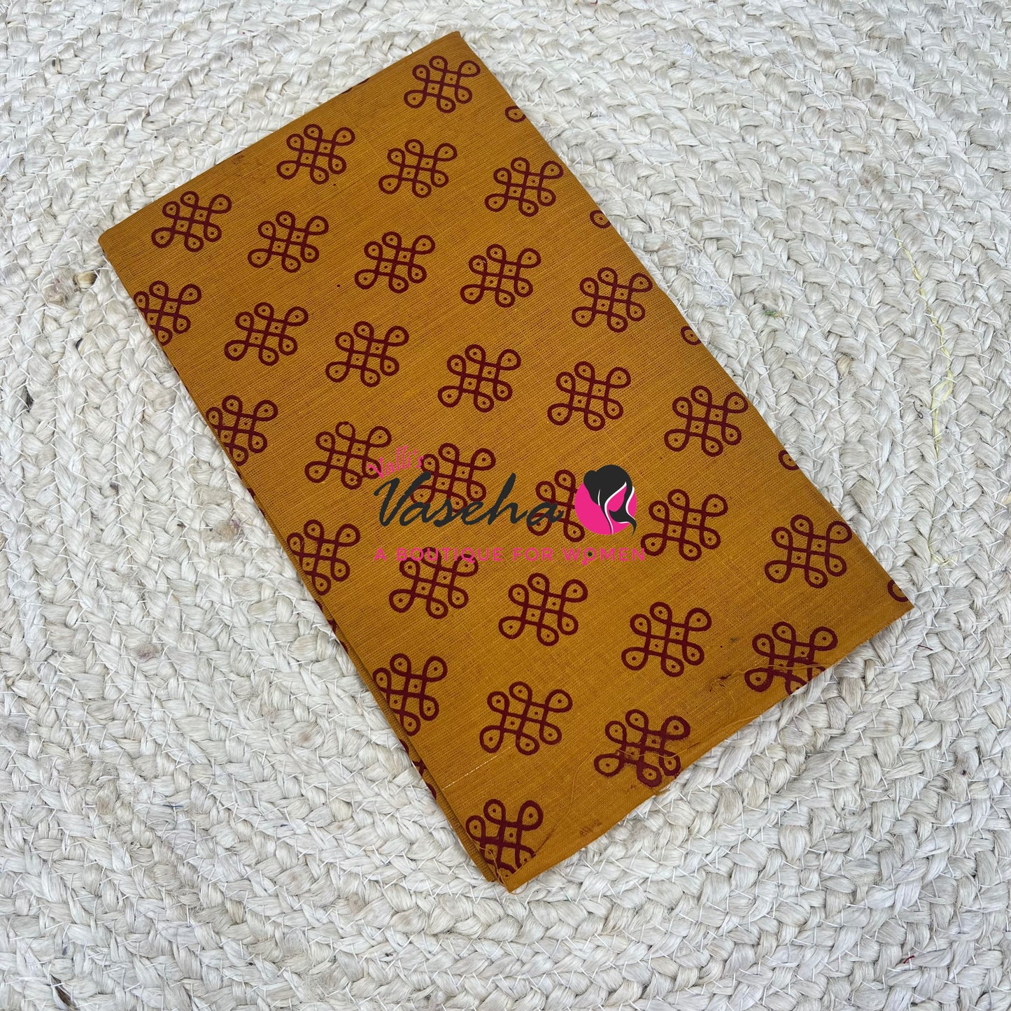 Blouse Bit - Kolam Print - 1 mtr - VVBB001