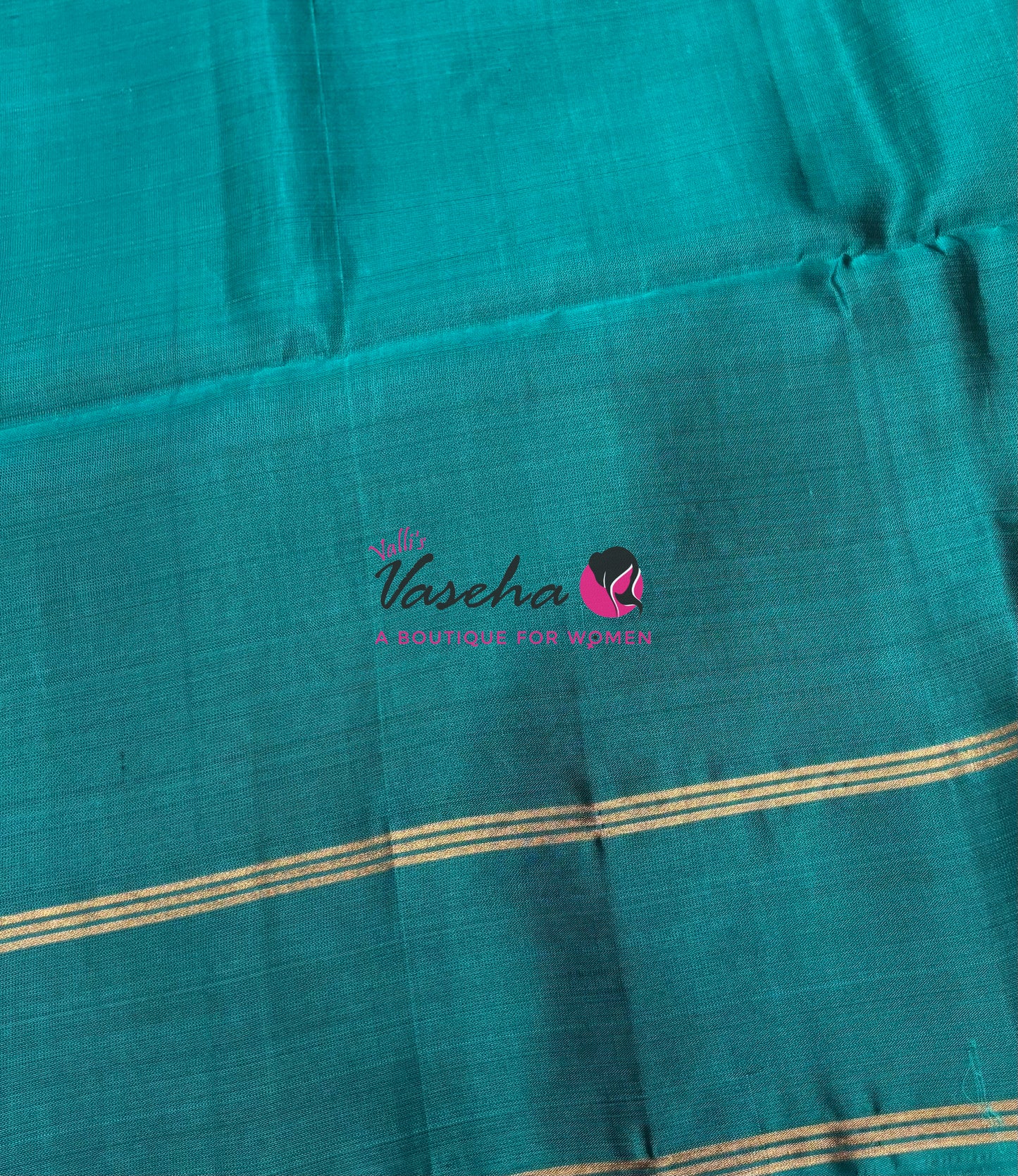 Half Mix - Pure Soft Silk Saree - Grey With Ramar Blue - VVPSS085