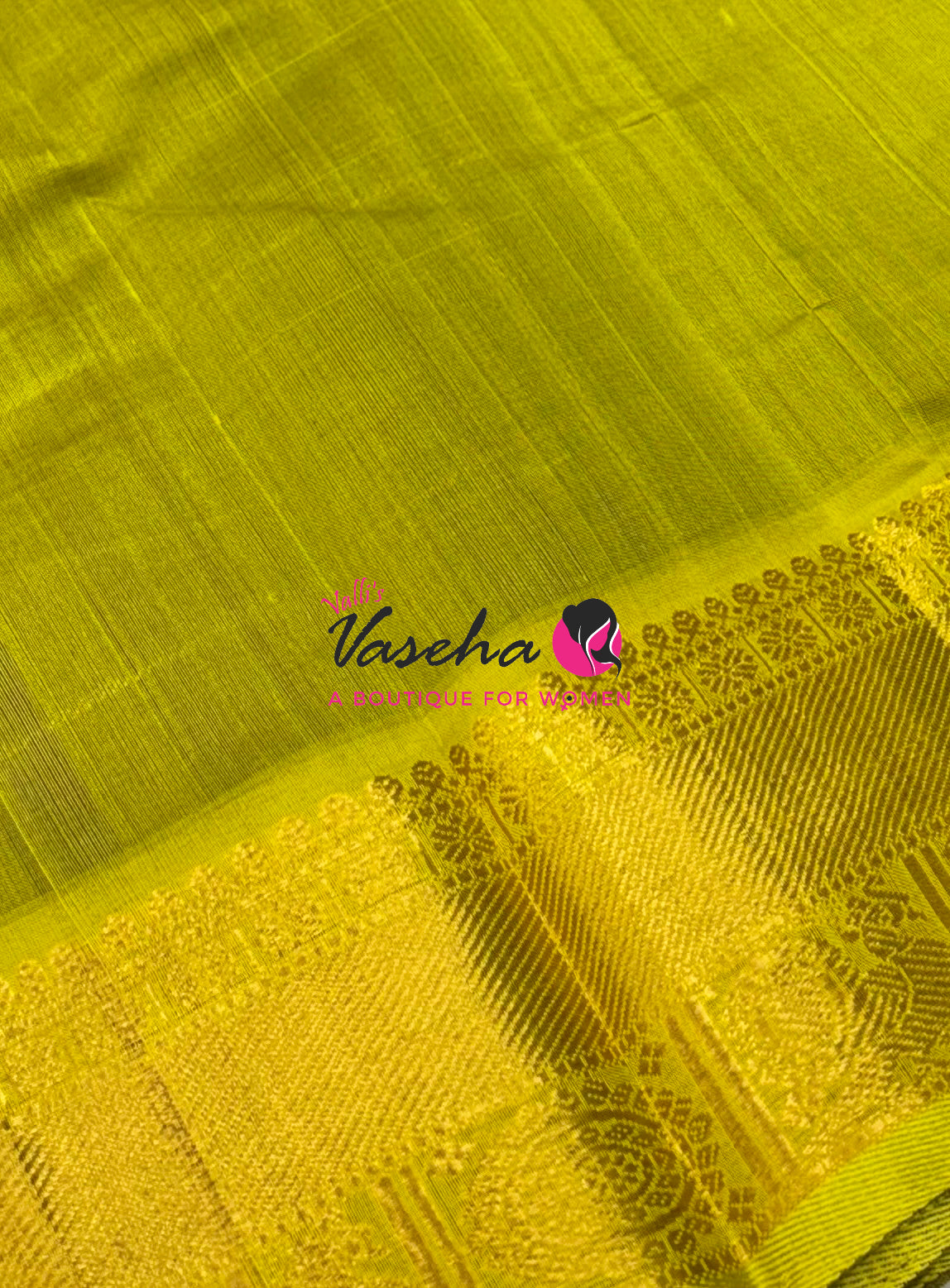Pure Silk Cotton Saree - Mayil & Chakkaram Design - Blue With Yellow Shade - VVMC001