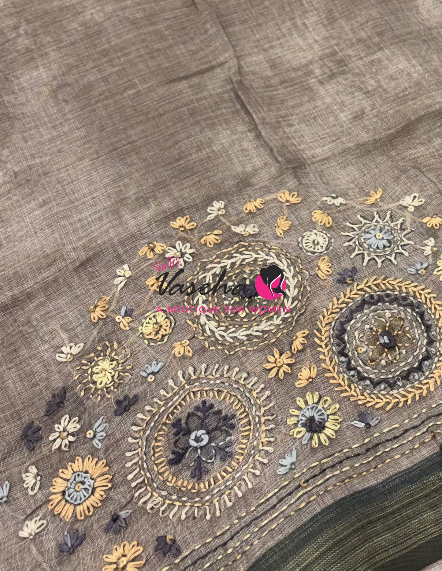 French Knot - Tissue Saree - VVLFN019