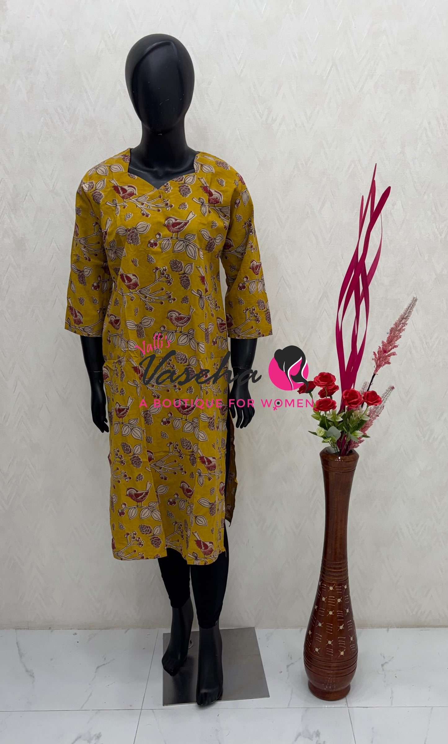 Ready Made - Kalamkari Kurti - VVRKK003
