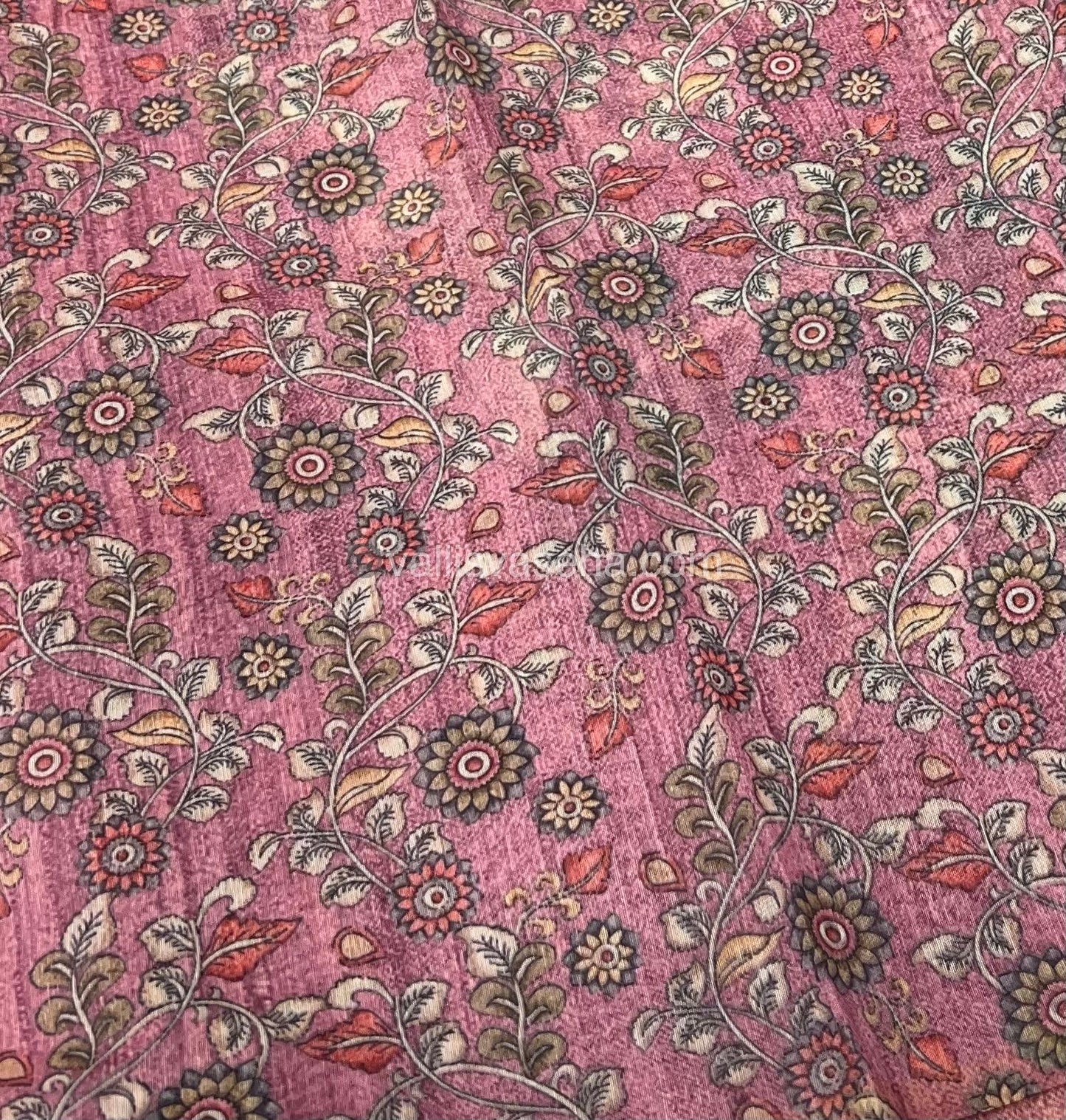 Semi Chanderi Saree - Digital Printed - VVSCD001