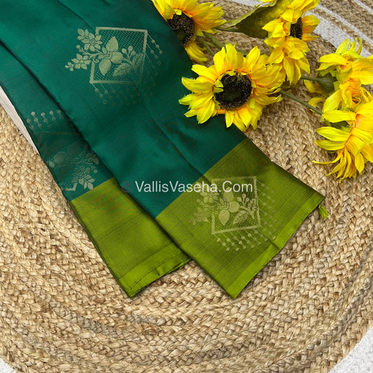Half Mix - Pure Soft Silk Saree - VVPSS030