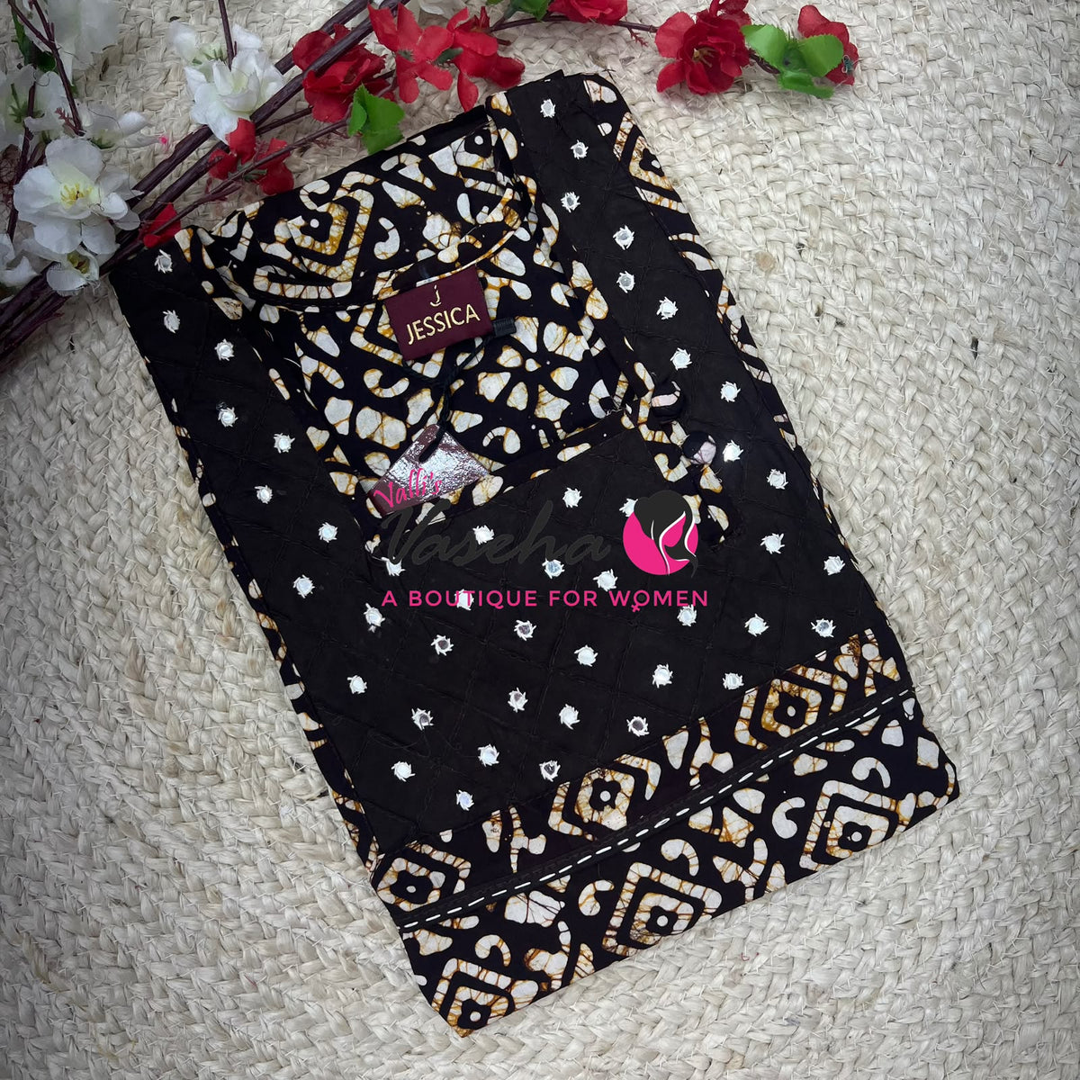 Free Size - Nighties - Batick Print - VVJN001