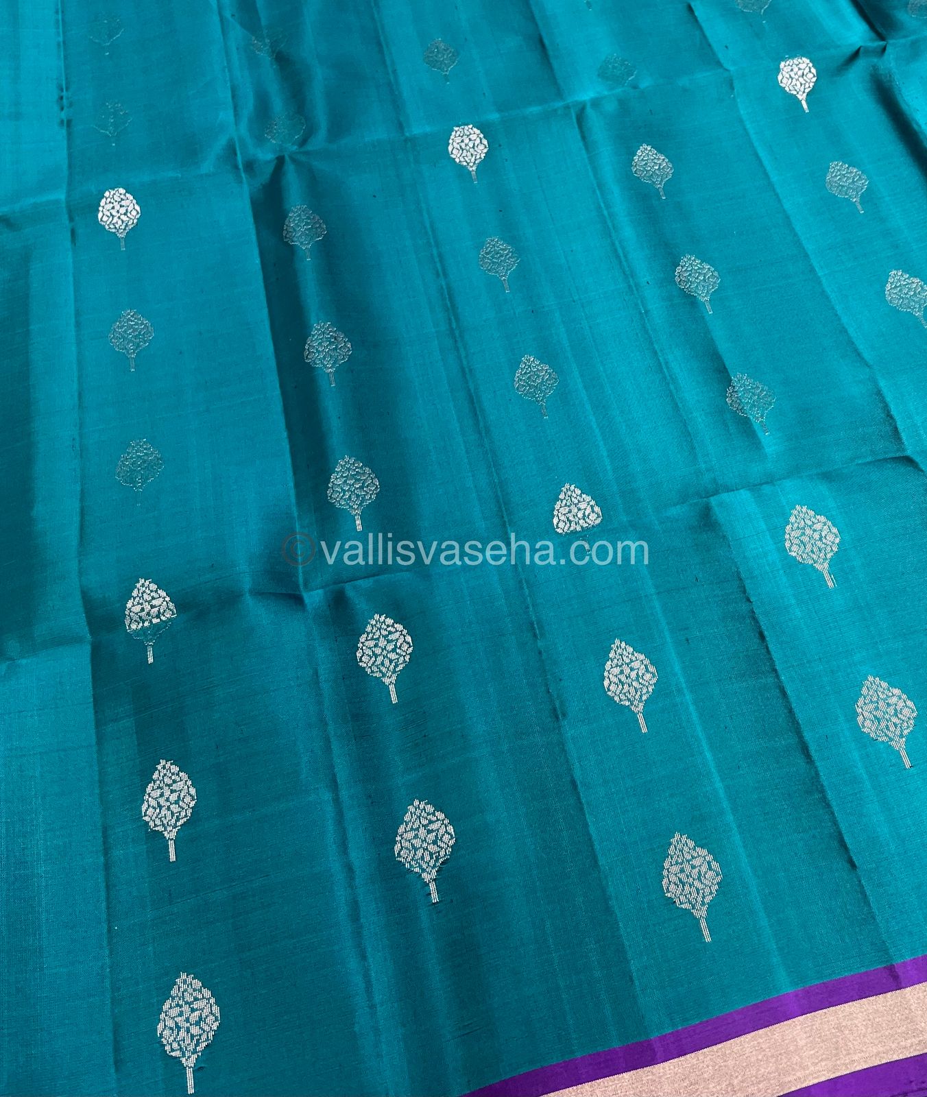 Pure Soft Silk Saree -Half Gold Zari Border - VVPSS032