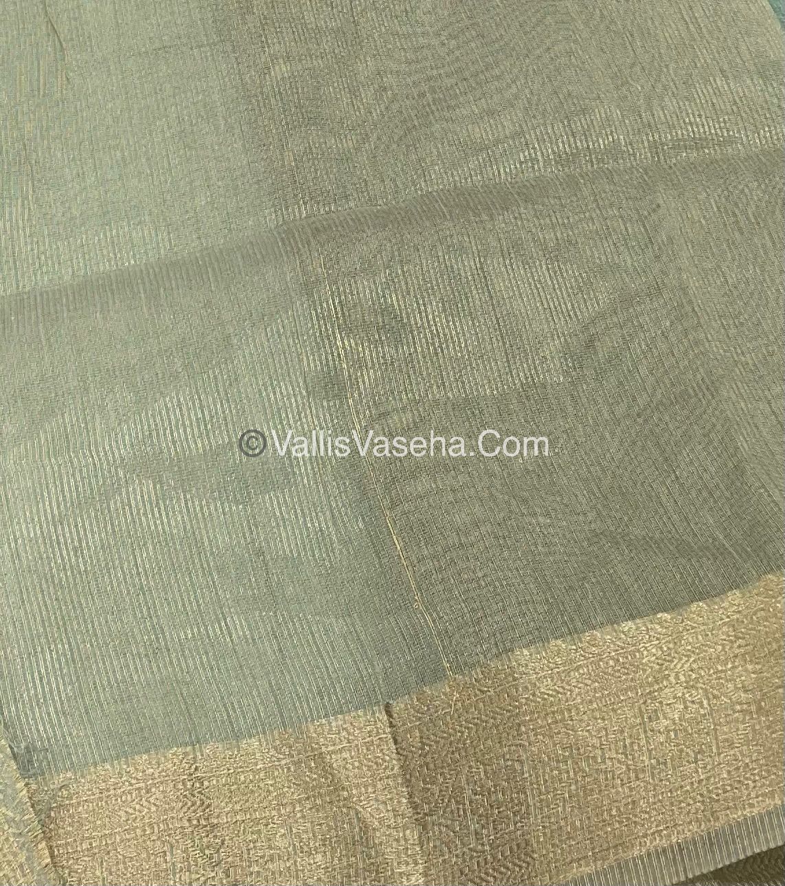 Chanderi Mixed Cotton Saree - VVCMC001