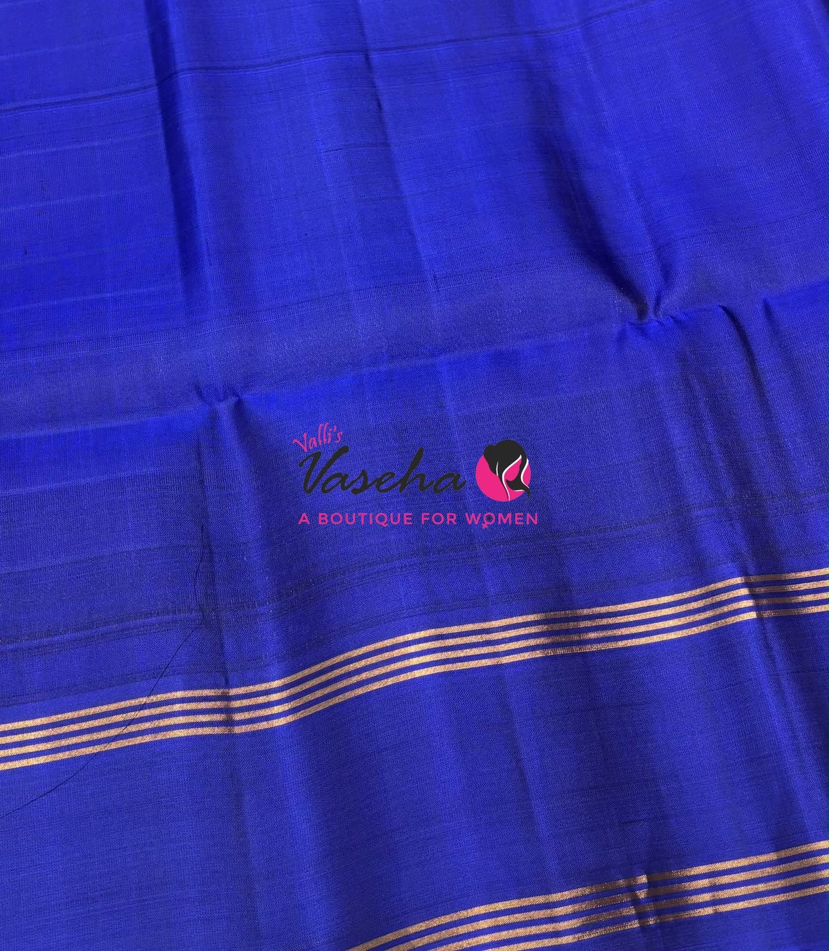 Pure Soft Silk Saree - Brown & Blue Shade - VVPSS116