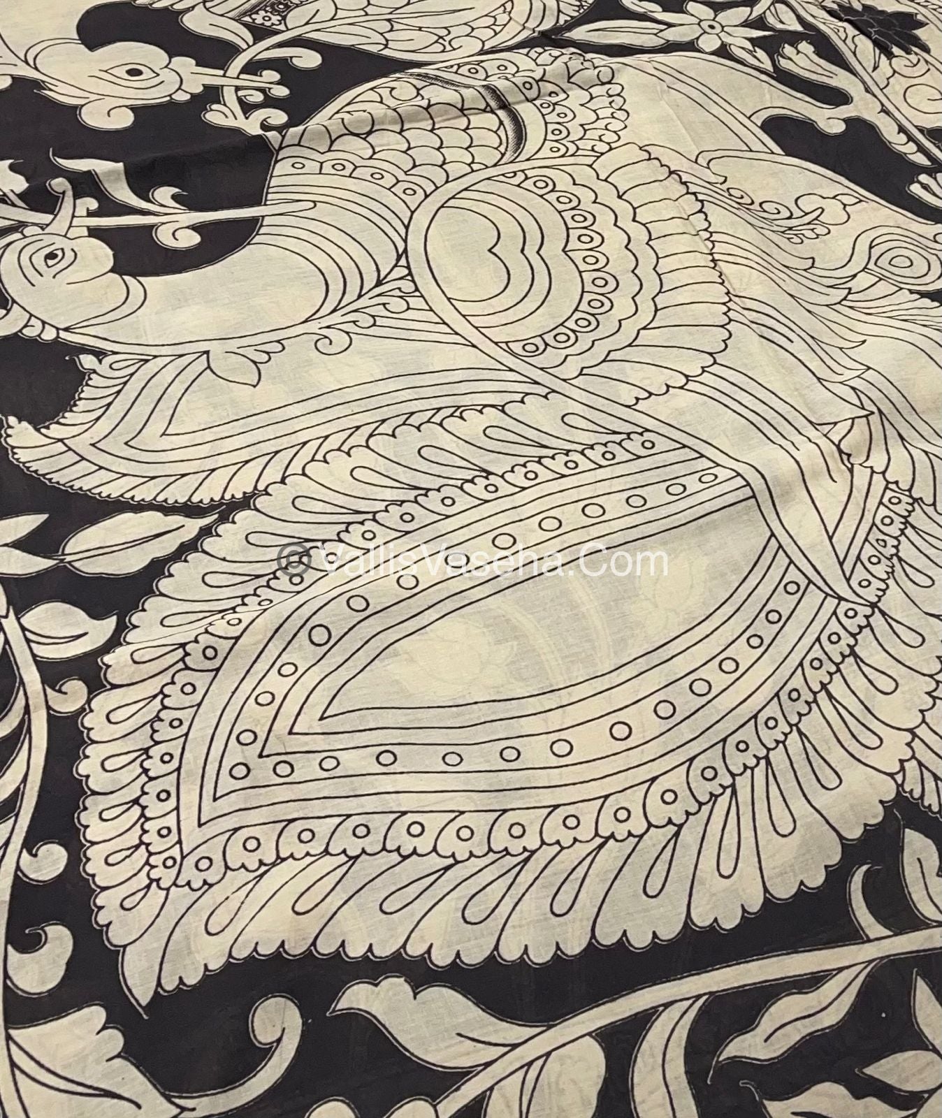 Pure Kalamkari Cotton Saree - VVPKC001