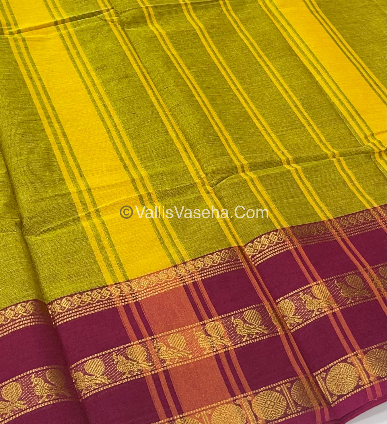Kanchi Cotton Saree - VVKCS008