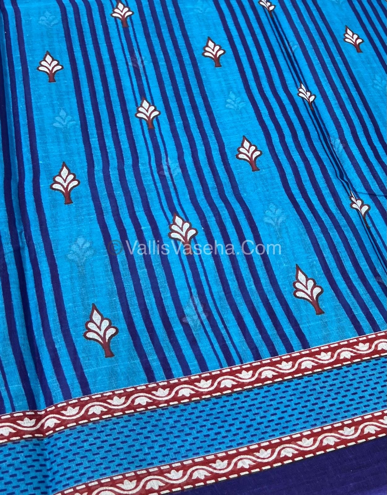 Pure Cotton Voile Saree | VVPVS001