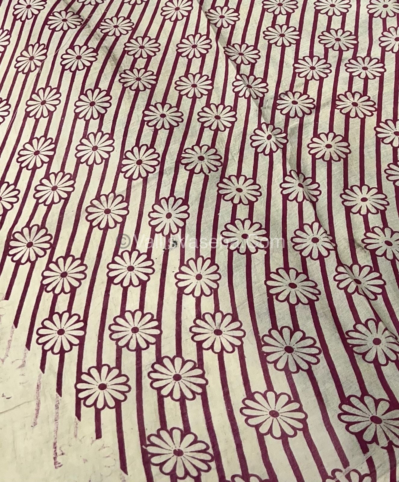 Pure Kalamkari Cotton Saree - VVPKC002