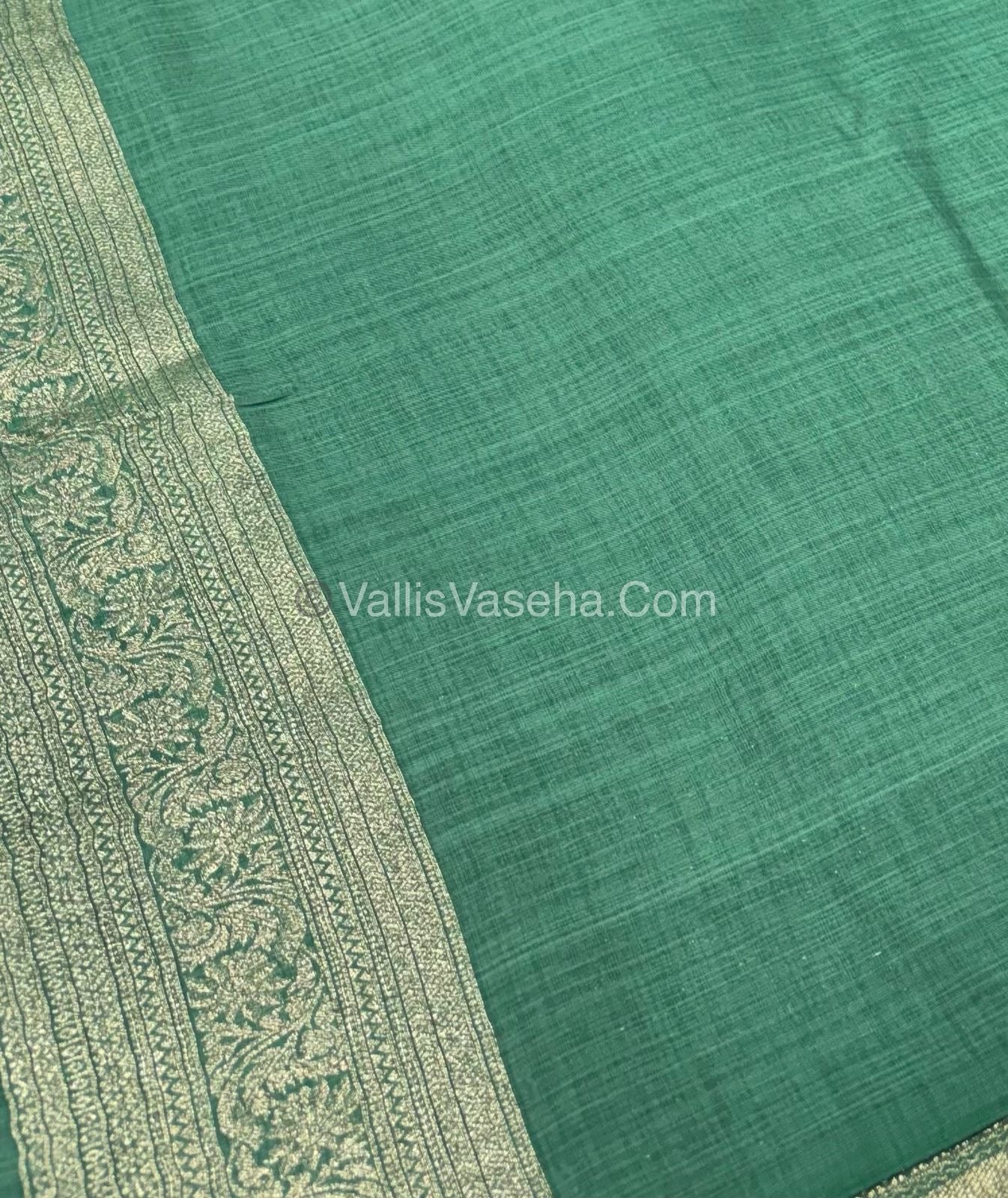 Banarasi - Heritage Silk - Semi Kathan Silk - Pastel Green Shade - VVBHS009