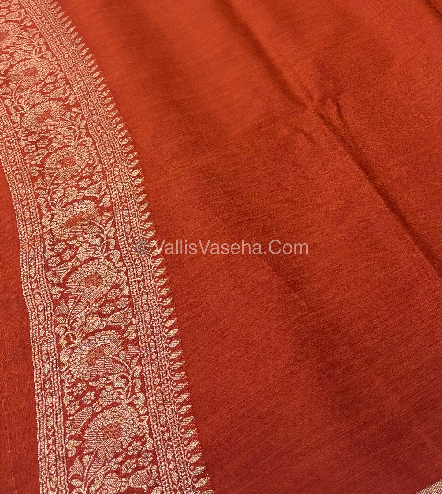 Banarasi - Heritage Silk - Semi Kathan Silk - Orange Shade- VVBHS004