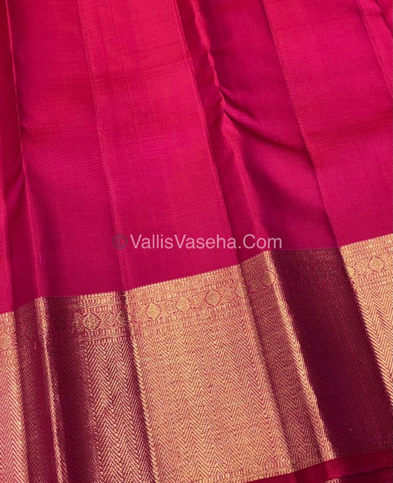 Pure Kanchipuram Silk Saree - Pink Shade - VVPS045